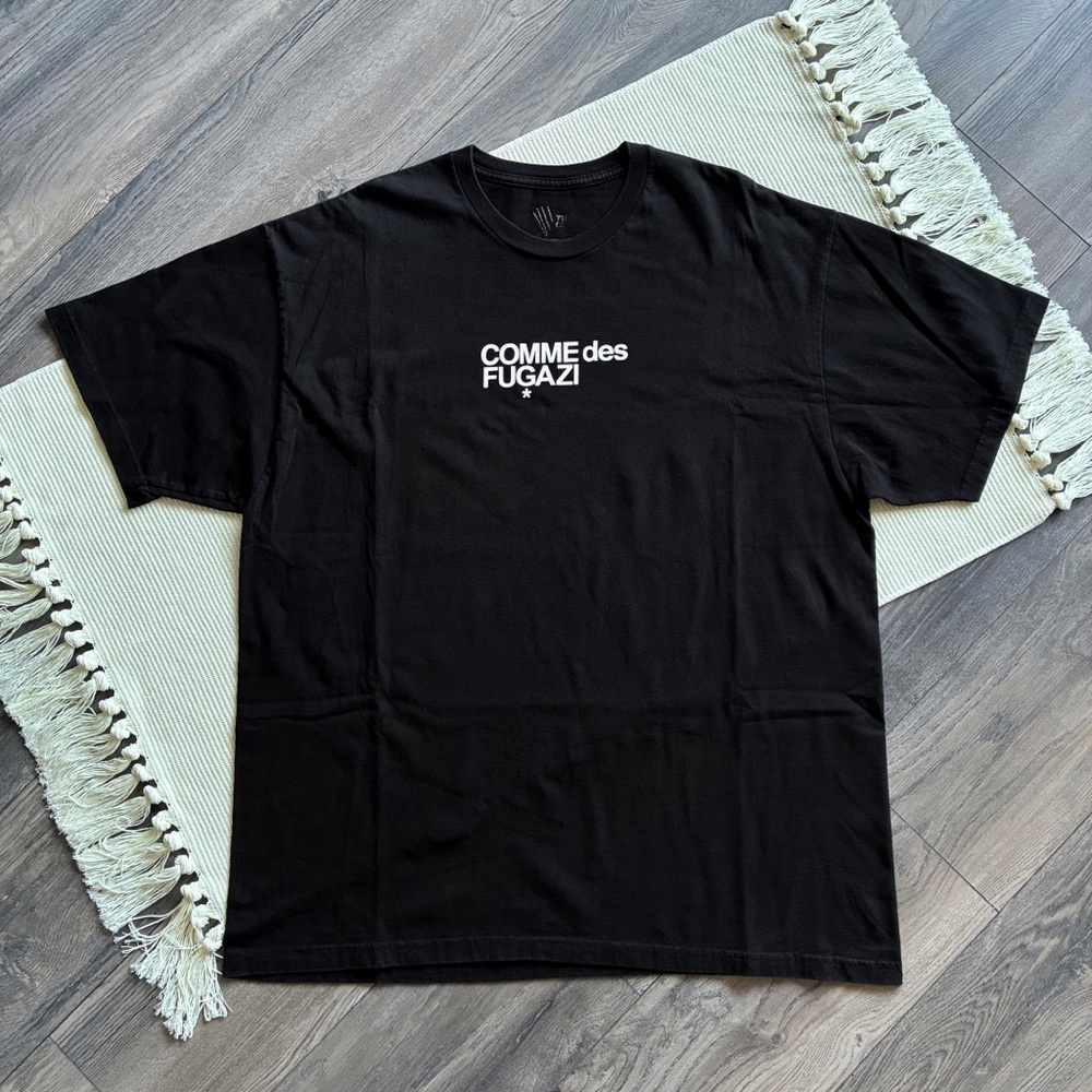 Rare SSUR COMME des FUGAZI Black T-shirt